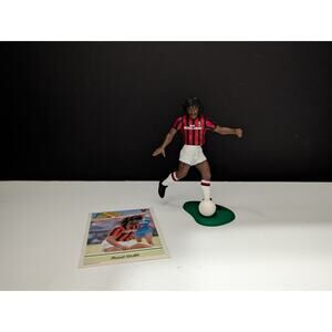 1989 Tonka Sportstars Ruud Gullit AC Milan Figure w Card Forza Campioni
